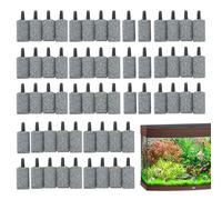 Qiaonan Aquarium Bubble Stone - Pack of 60 Basins Oxygen Enrichment and Aerator Pump | Fish Tank Stone Aerator | For Terrarium Garden Pond Outdoor Aquaristics Freshwater
