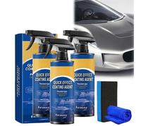 Qiawi Car Scratch, Quik Effect Coating Agent, Car Coating Spray from Germany, 3 in 1 High Protection Quick Effect Waterless Wash, Restore Shine & Long-Lasting Protection (3)