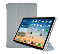 Qiawum Folio Stand Case for TECLAST P50 / P50S / DOOGEE U11 Pro Tablet 11", PU Leather Slim Multi-Viewing Angles Cover with ODEA A11 Function Hard Back Shell Protective Sleevee (Silver)