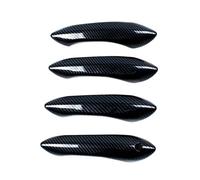 QIBBEI Door Handle Cover for 5 Series E60 E61 E63 E64 2017 Auto Replacement Exterior Parts Door Handle Catch Protection Cap Cover Trim(Style 1)