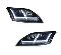 QIBBEI Improve Night Driving Safety Car Accessories Headlight Light Assemblies Auto Fog DRL Brake Turn Signal Lamp Plug And Play For TT 2006-2012