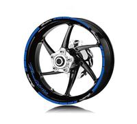 QIBBEI Motorcycle Wheel Stickers For SUZUKI For Bandit 650 1250 Night Reflective Decorative Wheel Rim Reflective Stickers Rim Decals(Color2)