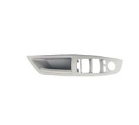 QIBBEI Original Left Hand Drive LHD Black Car Interior Inner Door Handle Panel Pull Trim Cover for BMW 5 Series F10 F18 F11(Titanium)