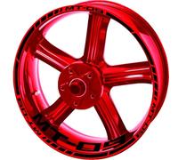 QIBBEI Reflective Motorcycle Mt09 Wheel Stickers Rim Decal Kit For Y&amaha Mt 09 Sp 2020 2021 Rim Decals(Color9)