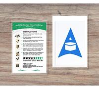 Qibla Direction Pointer (2pk) - Wall/Ceiling Decal Sticker (S005M) (Blue)