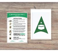 Qibla Direction Pointer (2pk) - Wall/Ceiling Decal Sticker (S005M) (Green)