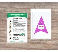 Qibla Direction Pointer (2pk) - Wall/Ceiling Decal Sticker (S005M) (Pink)