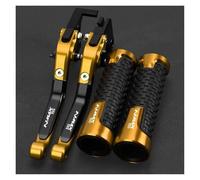 QIBOZNG Clutch Lever for YMA NMAX 155 2015-2024 Brake Clutch Levers NMAX155 Handlebar Grip Handles Bar Hand Grips(Gold)