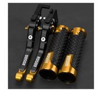 QIBOZNG Clutch Lever for YMA RD500 RD 500 1984 1985 1986 Brake Clutch Levers Handlebar Grip Handles Bar Grips(Gold2)