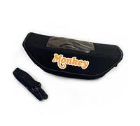 QIBOZNG Handlebar Bag For HO&NDA Monkey 125 Monkey 125z Motorcycle Accessory Waterproof And Dustproof Handlebar Storage Bag Navigation Bag(Black6)