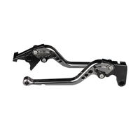 QIBOZNG Handlebar Brake Lever Brake Clutch Lever for H&ONDA CBT125 CBR400 MSX125 CBR300 Grom CBR500R CB500F CB500X(177mm Gray)