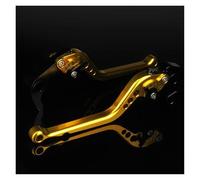QIBOZNG Handlebar Brake Lever Brake Clutch Lever for Ve&spa PX Disc Models LML 125 150 200 Star PX125 PX150 PX200(177mm Gold)