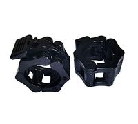 qibylift Olympic Barbell Clips Weightlifting Collars 2 Inch Clamps，Locking Weight Clips, Lockdown Weight Clamps for Workout Weightlifting Fitness Training (Black)