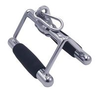 qibylift Pro LAT Pull Down Bar & Tricep Rope - Heavy-Duty Steel Cable Machine Attachments with Anti-Slip Grip for Gym & Home Workouts - Fits Lat Pulldown, Tricep Pushdown & Cable Crossover