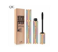 QIC Black Mascara 4D Fibre Lash Lengthening Waterproof Volume Long Lasting Starry