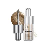 QIC Liquid Glitter Eyeshadow, Metallic & Shimmer Finish, Long Lasting, Non-Creasing, Smudge-proof, Lightweight Formula Liquid Eyeshadow for All Skin Tones, Buildable Color (05 Aurora)