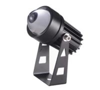 QICBYING 10W Led Spot Lights - Landscape Lamps, AC 220V Led Beam Light Outdoor Wall Lamp, IP67 Waterproof Narrow Beam Spotlight, 180° Adjustable Bracket Ground Light(Red,5W)