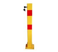 QICBYING Foldable Parking Barrier,Parking Assistant For Garage,Parking Space Blocker, Parking Space Lock Folding Safety Bollard,Fold Down Bollard,for Garage Parking Space Restrictions(1PCS)