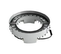 QICBYING Garden Courtyard Landscape Lamp - IP65 Waterproof LED Tree-Hugging Light, 24W Ring-shaped Tree Uplight, Outdoor Landscape Trees Floodlight, Pole-mount Ring Light(Warm Light,24W(85-265V))