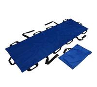 QICBYING Gurney Portable 10 Soft Handles Oxford Cloth Stretcher, Foldable Stretcher, Household Emergency Rescue Stretcher, Patient Transport Roll Stretcher, For Clinic Mountain Rescue First Ai