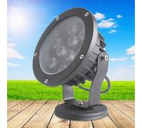 QICBYING LED Spotlight - AC90-260V Beam Light, IP65 Waterproof Long-distance Floodlights, Decorative Lighting Outdoor Spotlights, Villas Garden Lawn Patio Terrace Landscape Lamp(Red,5W)