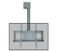 QICBYING Motorised TV Bracket With Remote Control - Motorized Ceiling TV Mount Stand, Telescopic Electric TVs Lift, Manually Rotate 360° Left And Right, Fits 26-70 Inch Low Profile TVs(150cm)