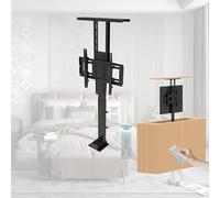 QICBYING Telescopic Electric TV Lift - Adjustable Tv Mount Bracket, For 42-70 Inch Motorized Tv Mount Stand With Remote Control Can Be Hidden In The Cabinet, Travel Less Than 40 Seconds