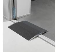QICBYING Wheelchair Ramp Threshold Ramp - for Doorways Doorstep 300KG Loading Capacity Aluminum Alloy Bridge Ramp, for Wheelchair Motorbike Bike Stroller(60cm x 40cm x 4.5cm)