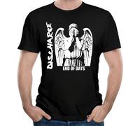 QICHEN BAG Discharge End of Days Poster Punk World Short Sleeve T Shirt Black S