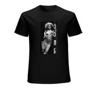 QICHEN BAG Jodie Foster T Shirt for Men Black L