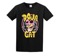 QICHEN BAG Men's Casual Shirt Doja Cat Cool and Breathable Black 3XL