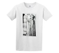 QICHEN BAG Men's Casual Shirt Joyce Manor Wizard Button Closure White M