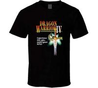 QICHEN BAG Men's Dragon Warrior 4 Iv Retro NES T Shirt Black XL