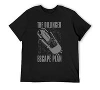 QICHEN BAG Men's Round Neck T-Shirt The Dillinger Escape Plan Transistor Short Sleeves Black XXL