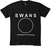 QICHEN BAG Men's Swans Sountracks for The Blind T-Shirt Black M