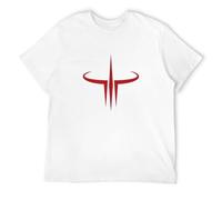 QICHEN BAG Quake 3 T-Shirt Shooting Games Quake Iii T Shirt White S