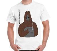 QICHEN BAG Sassy The Sasquatch Smoke Big LEZ Show Retro T Shirt White S