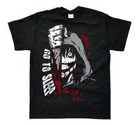 QICHEN BAG Stooble Men's Jeff The Killer T Shirt Black XL