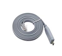 QiCheng&LYS USB-C Console Cable with FTDI Chip,USB Type C to RJ45 Console Cable for Routers Windows 7,8 Switches PC Laptops (USB-C 1.8m)