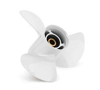 Qiclear OEM Upgrade Aluminum Outboard Moto Boat Propeller fit Yamaha Engines 60-115 HP, 13.25x17p,13.5x15p,13x19p,13x17p-4B 15 Spline Tooth