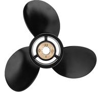 Qiclear Upgrade OEM 13 Spline Tooth Aluminum Outboard Boat Propeller for Mercury Motos 30/35/40/45/50/55/60/70HP, Rh (11 5/8 x11)