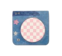 QICNMFA Sweetheart Denim Camera Case Fit for Fujifilm Instax Square SQ1/SQ40/SQ6 Camera, Protective Case with Adjustable Shoulder Strap