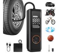 QiCYCLE P1 Tyre Inflator 150PSI Portable Air Compressor(Xiaomi Ecosystem), 7800mAh Battery, Power Bank, Auto-Stop, Cordless Tyre Pump for Car, Bike, Motorcycle