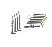 QiDAi 11pcs Lock Picking Tool Set Tension Wrench Kit, Comb Lock Pick Tools with Tension Tools,Beginner Utility Locksmith Tools for Locks