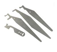 QiDAi 4pcs/Set Lock Picking Firefighter Multitool Spring Steel Multitools Multipurpose Leverage Tool Pry Bar Tools Lock Picking