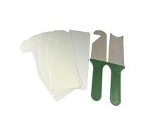 QiDAi Civil Door Lock Picking Set,2pcs Stainless Steel Lengthened Bypass Sheet with 5pcs Nano Plastic Sheet Door Latch Opening Tools