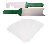 QiDAi Civil Door Lock Picking Set,2pcs Stainless Steel Lengthened Bypass Sheet with 5pcs Nano Plastic Sheet Door Latch Opening Tools