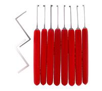 QiDAi Dimple Lock Pick Set, Door Kaba Lock Double-end Lock Open Tool for Beginner and Locksmith (HUK)