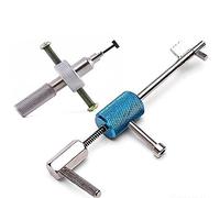 QiDAi Locksmith 2pcs Blade Lock Pick Tool Kit,Civil Door Lock Blade Lock Quick Opening Tool for Locksmith and Beginner