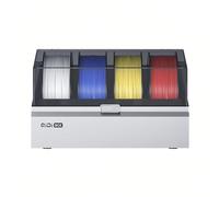QIDI Box, Filament System for Q2/Q2C 3D Printer, Multicolor 3D Printer Filament with Active Drying (65°C), NFC Intelligent Recognition and Filament Auto-Reload for PLA/PETG/ABS/CF/GF/PPS-CF